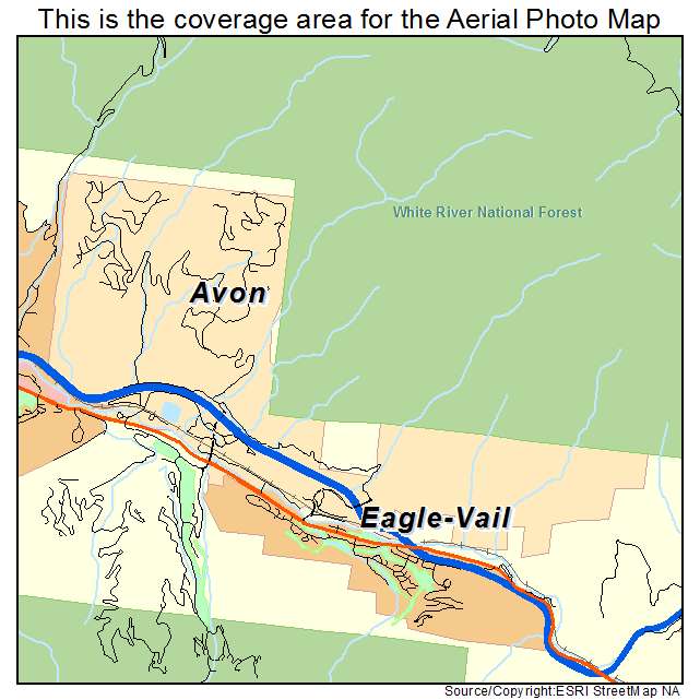 Avon, CO location map 