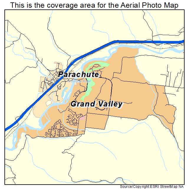 Battlement Mesa, CO location map 