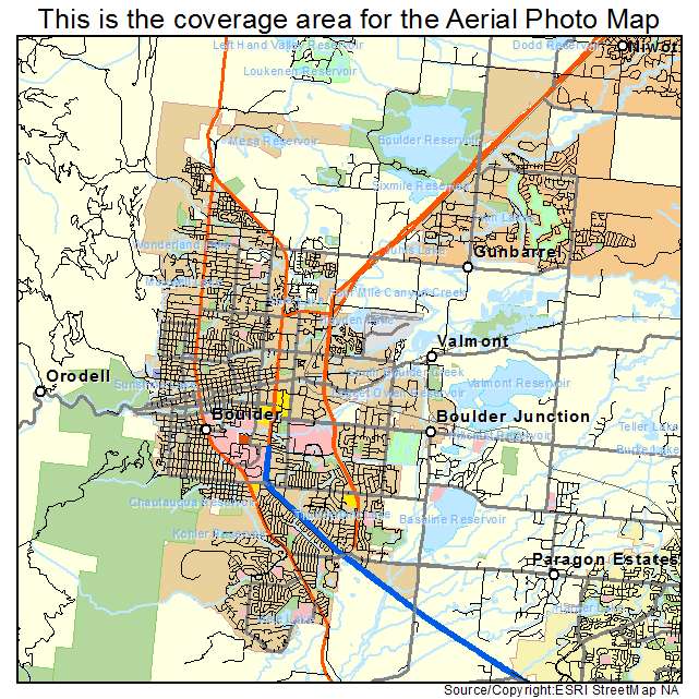 Boulder, CO location map 