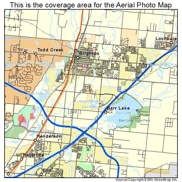 Brighton, CO location map 