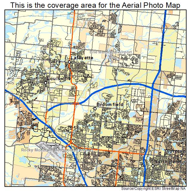 Broomfield, CO location map 