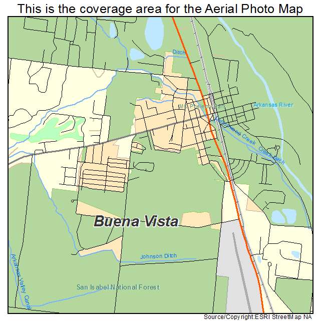 Buena Vista, CO location map 