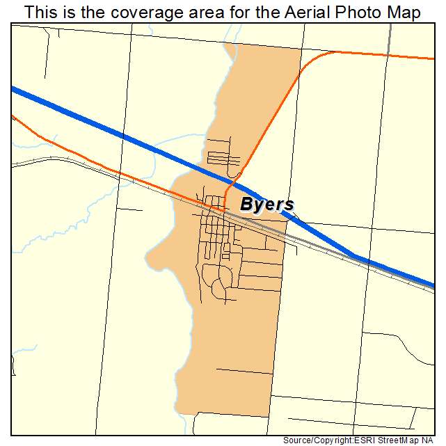 Byers, CO location map 