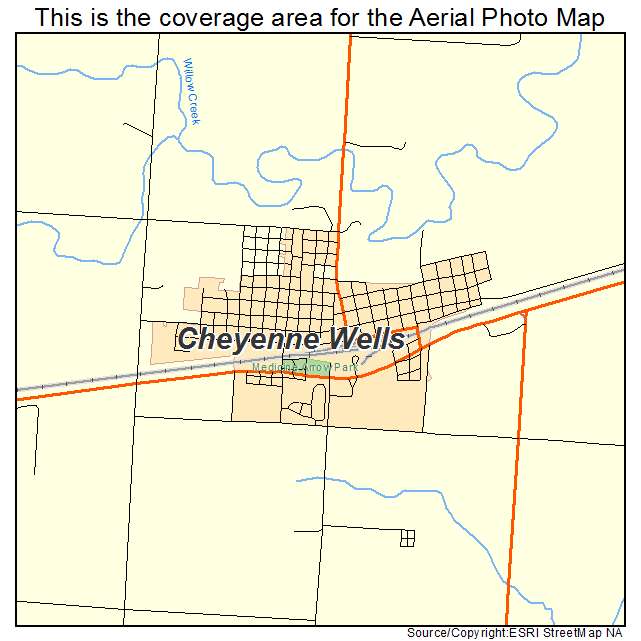 Cheyenne Wells, CO location map 
