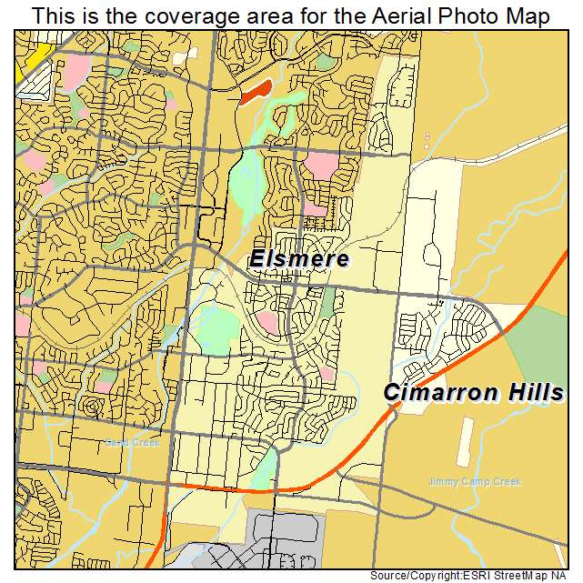 Cimarron Hills, CO location map 