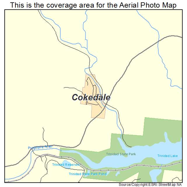 Cokedale, CO location map 