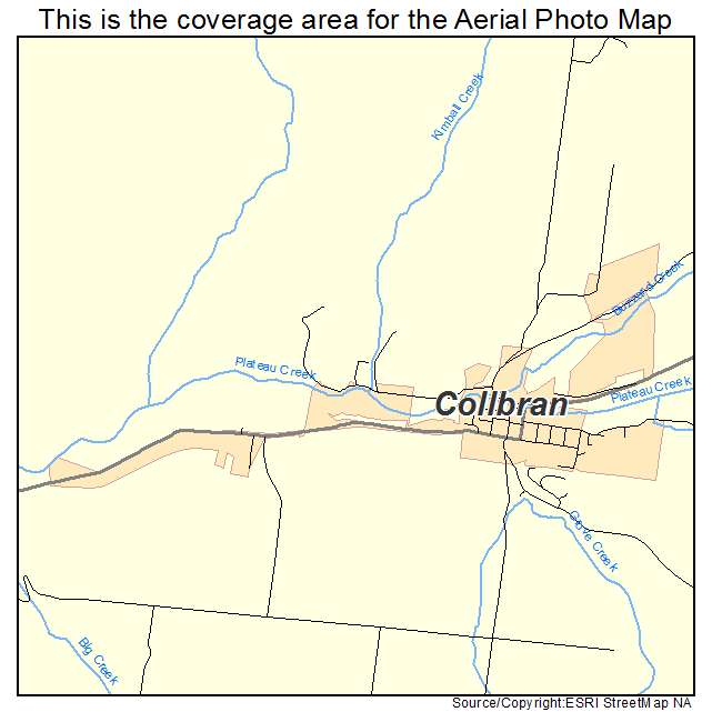 Collbran, CO location map 