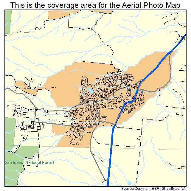 Colorado City, CO location map 