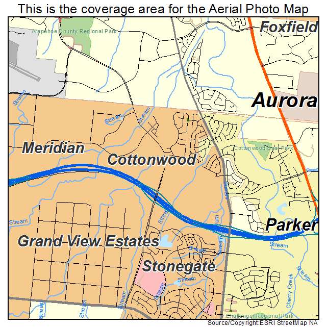 Cottonwood, CO location map 