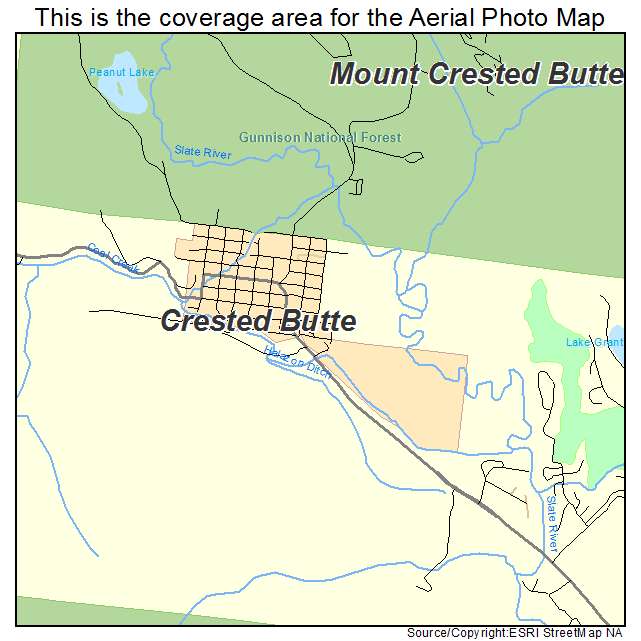 Crested Butte, CO location map 