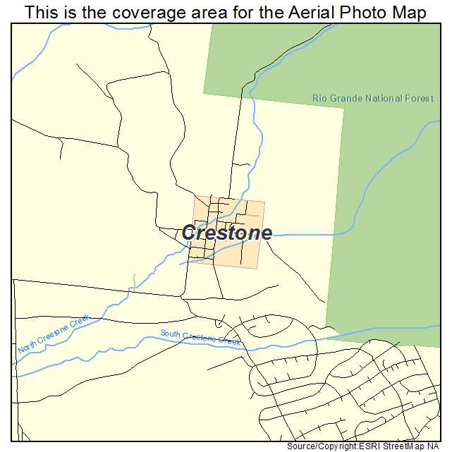 Crestone, CO location map 