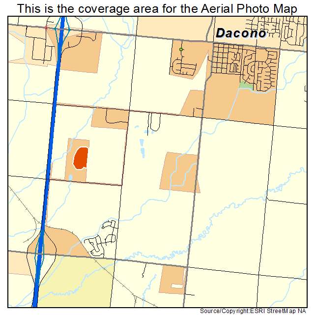 Dacono, CO location map 