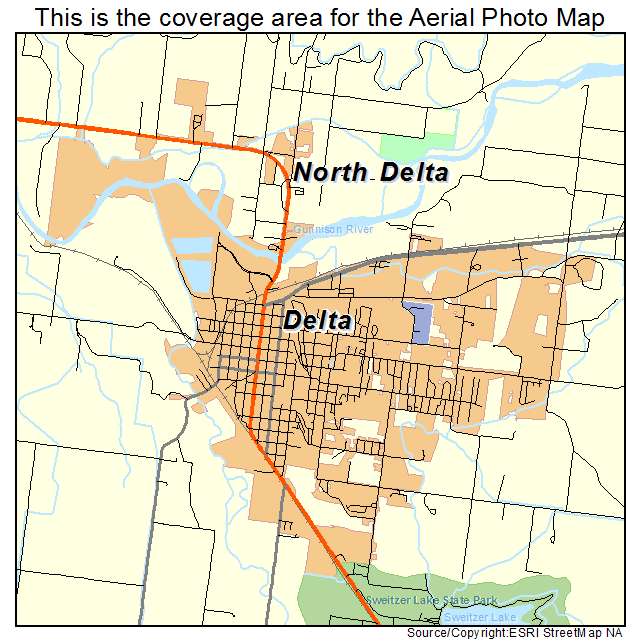 Delta, CO location map 