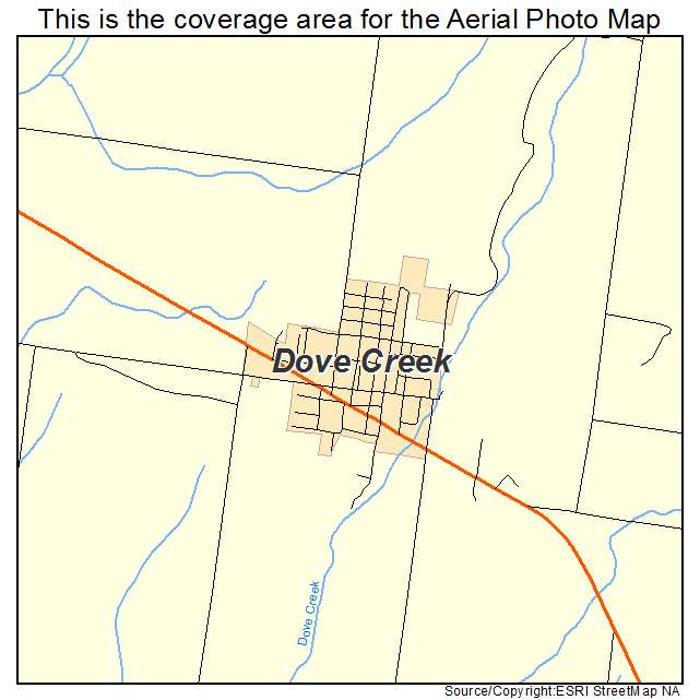 Dove Creek, CO location map 