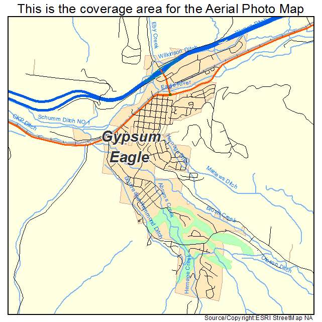 Eagle, CO location map 
