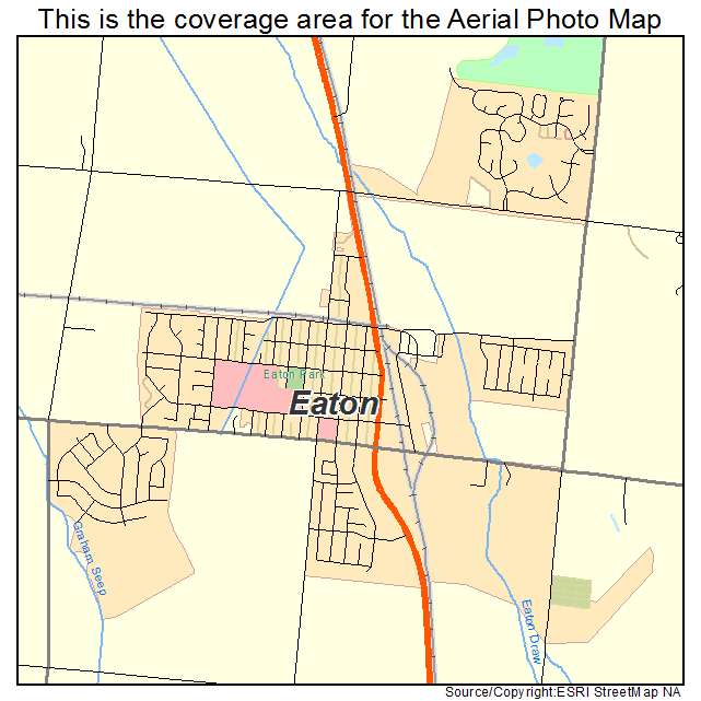 Eaton, CO location map 