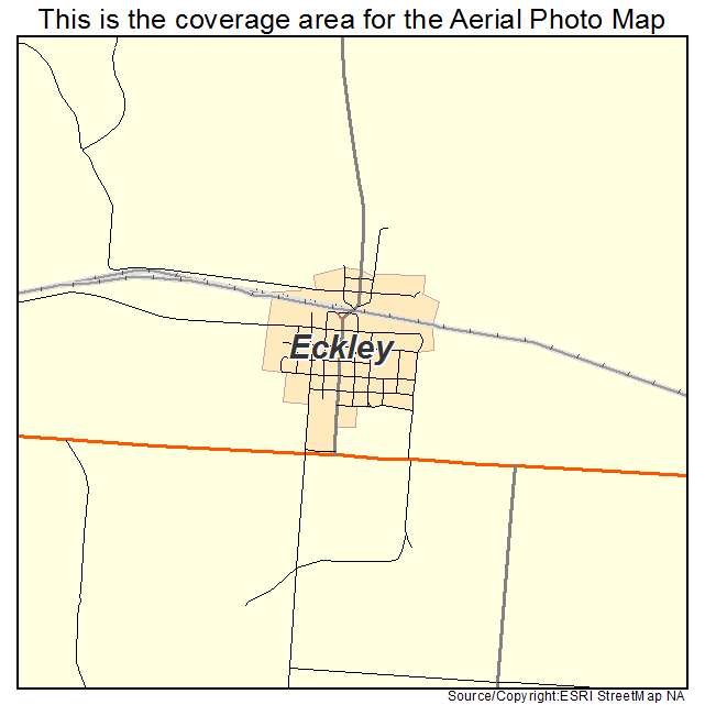 Eckley, CO location map 