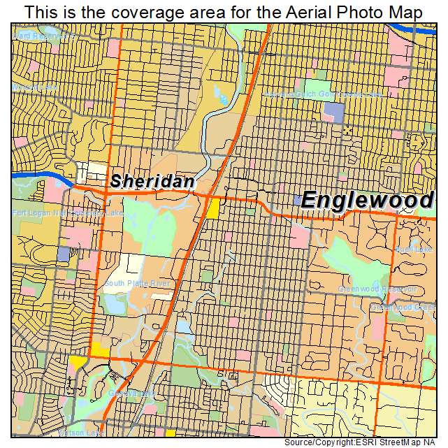 Englewood, CO location map 