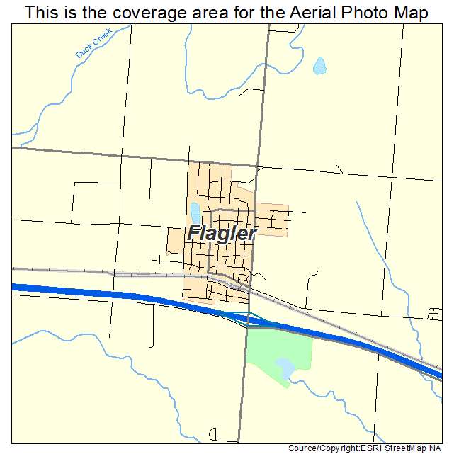 Flagler, CO location map 