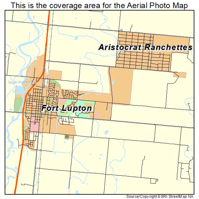 Fort Lupton, CO location map 