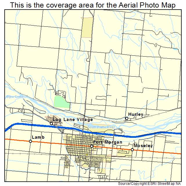 Fort Morgan, CO location map 