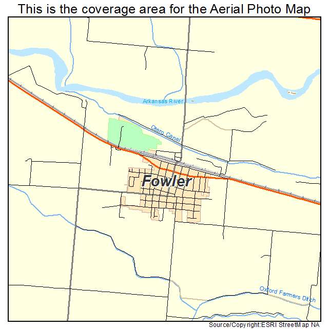 Fowler, CO location map 