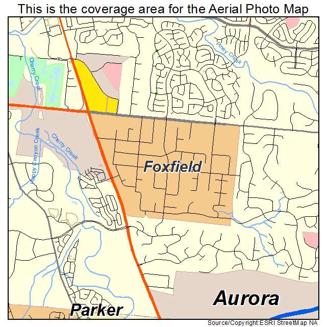 Foxfield, CO location map 