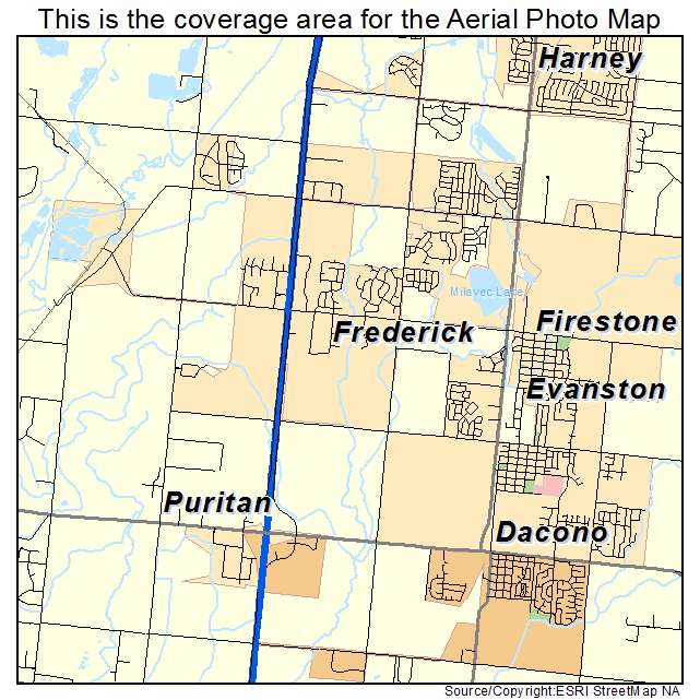 Frederick, CO location map 