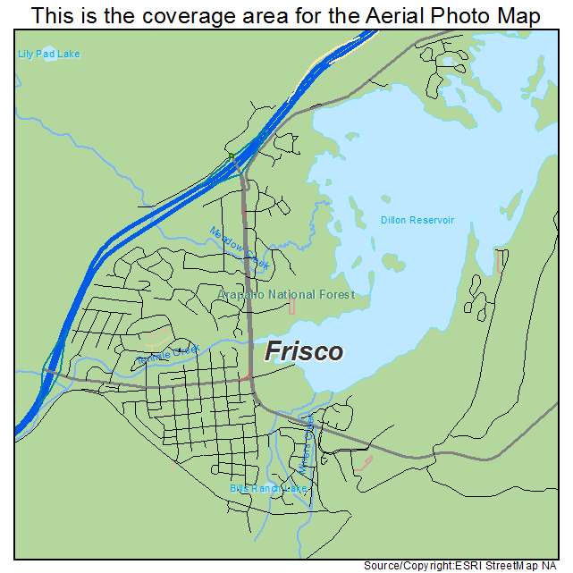 Frisco, CO location map 