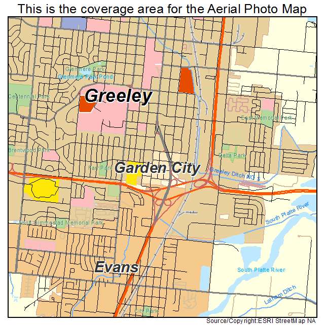 Garden City, CO location map 