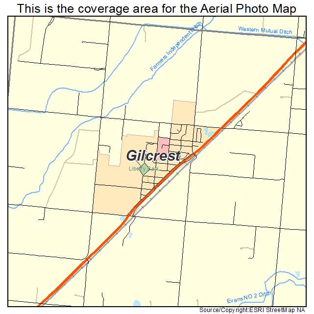Gilcrest, CO location map 