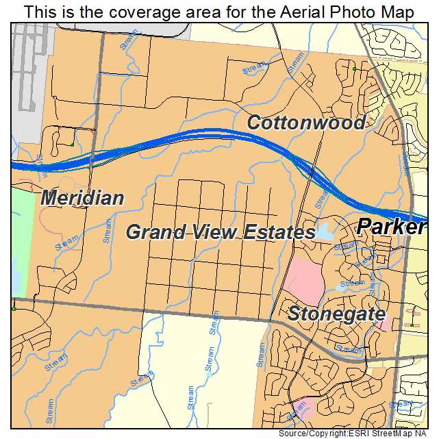 Grand View Estates, CO location map 