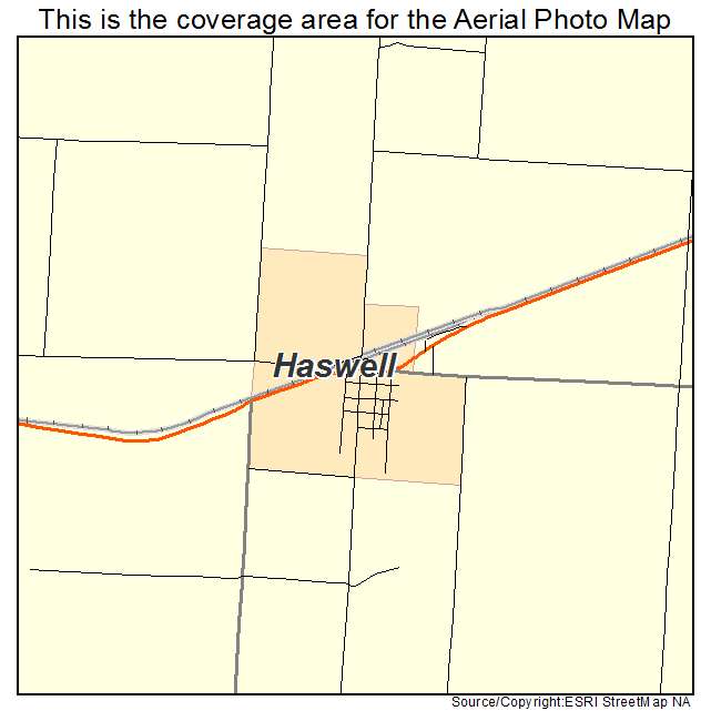 Haswell, CO location map 