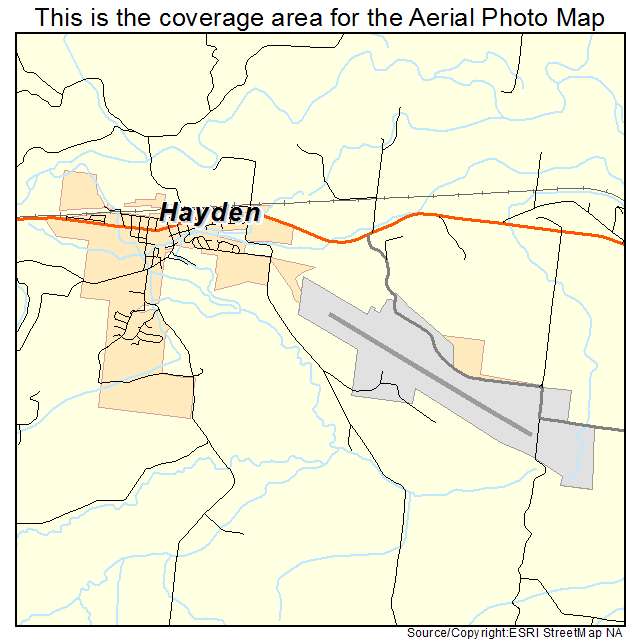 Hayden, CO location map 