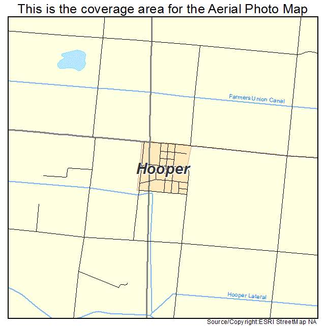 Hooper, CO location map 