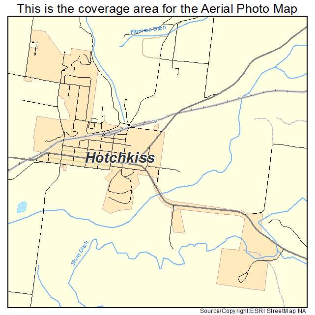 Hotchkiss, CO location map 