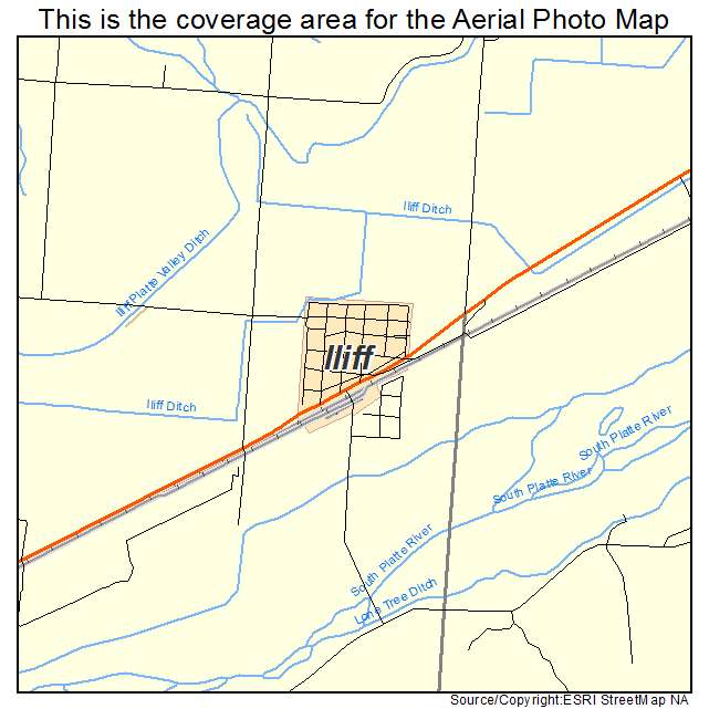 Iliff, CO location map 