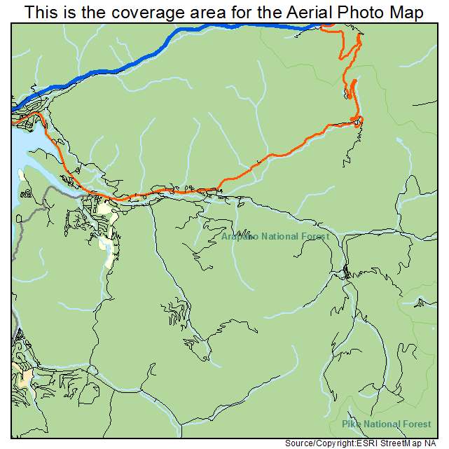 Keystone, CO location map 