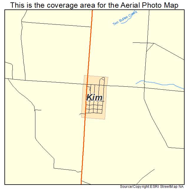 Kim, CO location map 
