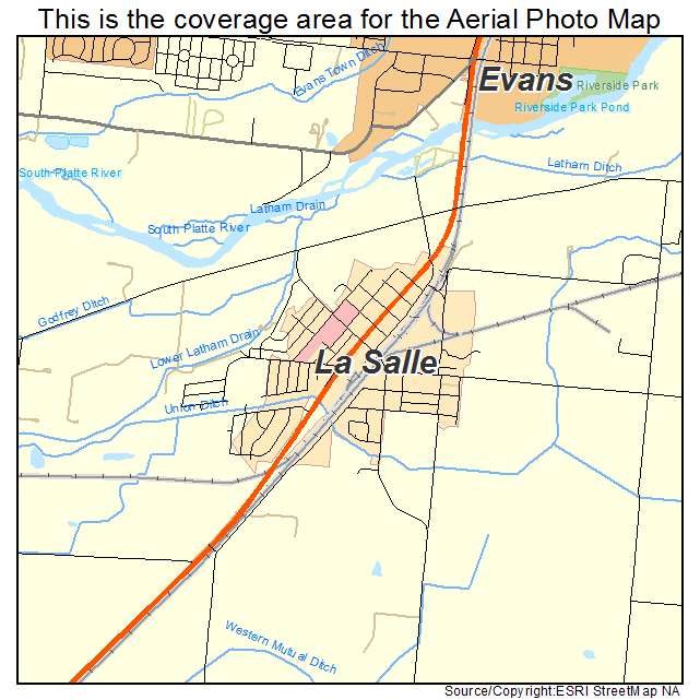 La Salle, CO location map 