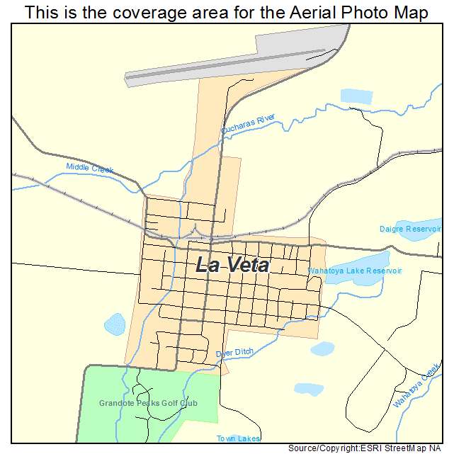 La Veta, CO location map 