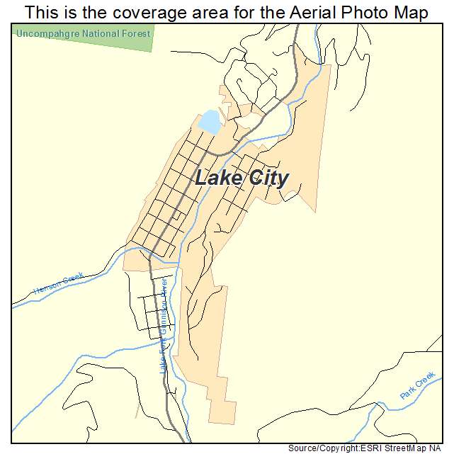 Lake City, CO location map 