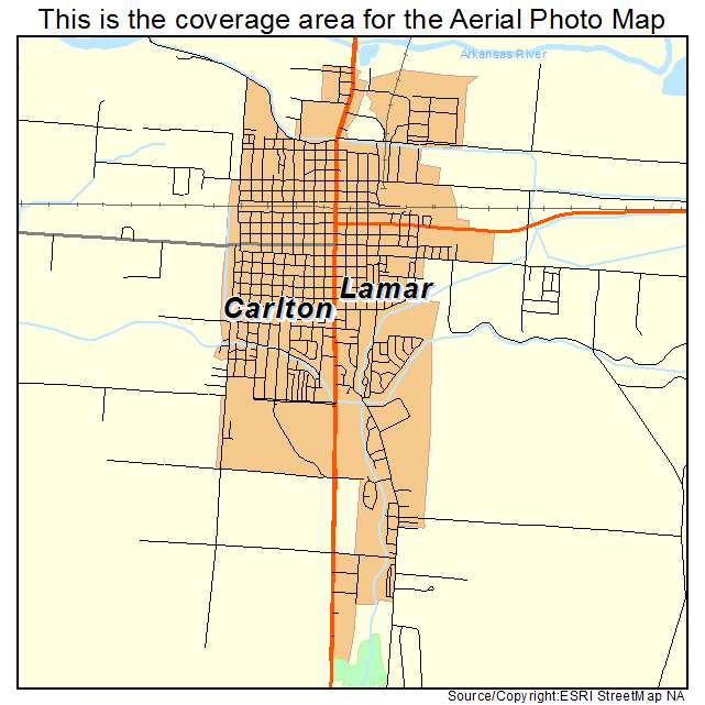 Lamar, CO location map 