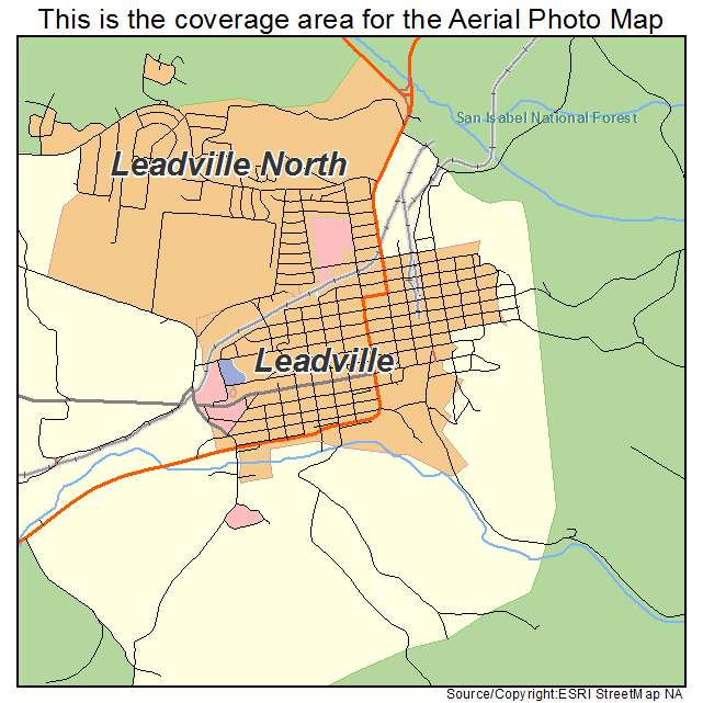 Leadville, CO location map 