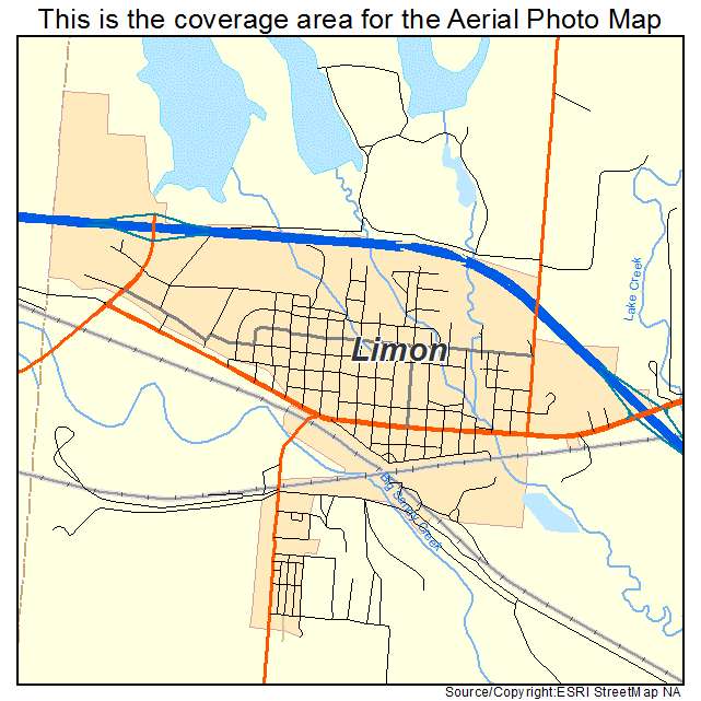 Limon, CO location map 