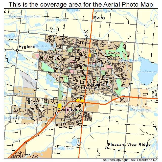 Longmont, CO location map 