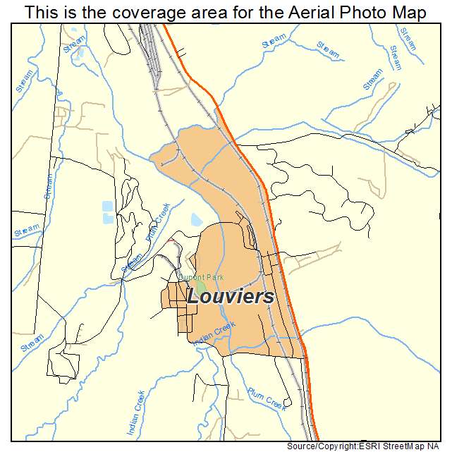 Louviers, CO location map 