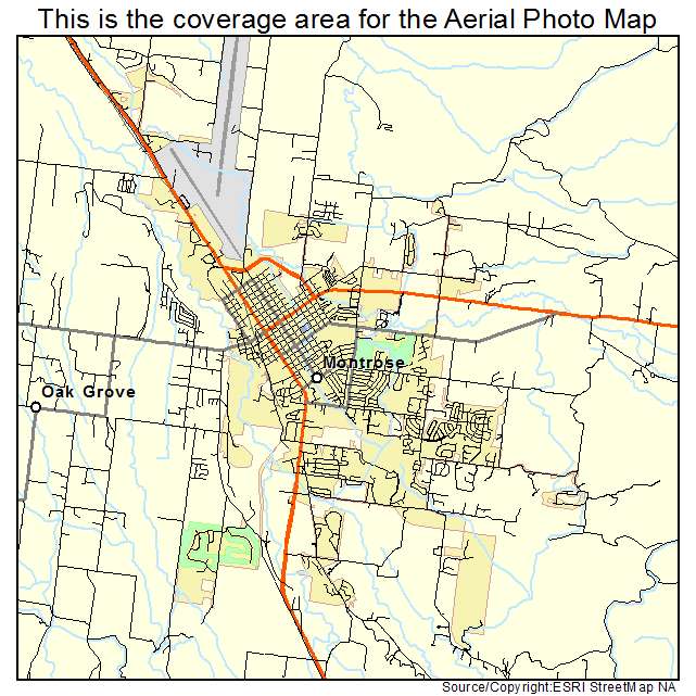 Montrose, CO location map 