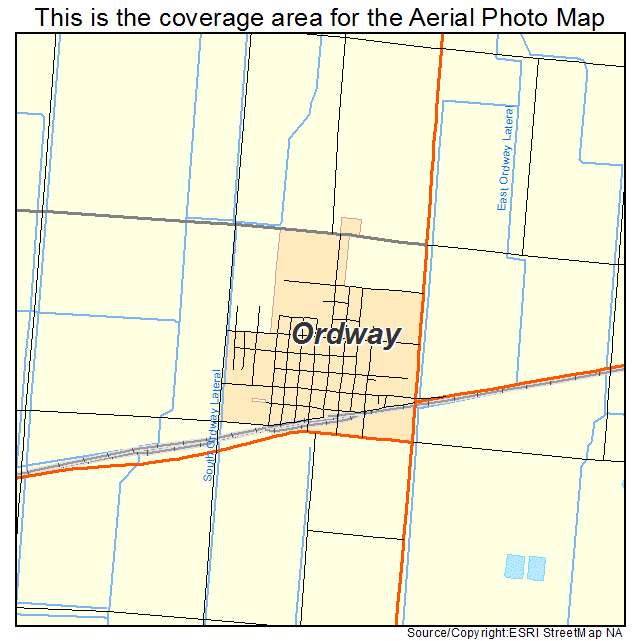 Ordway, CO location map 