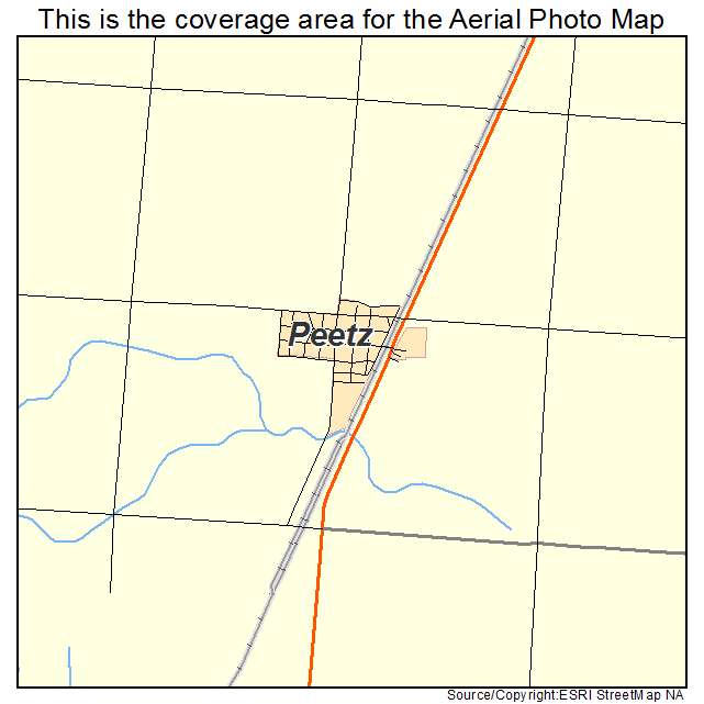 Peetz, CO location map 